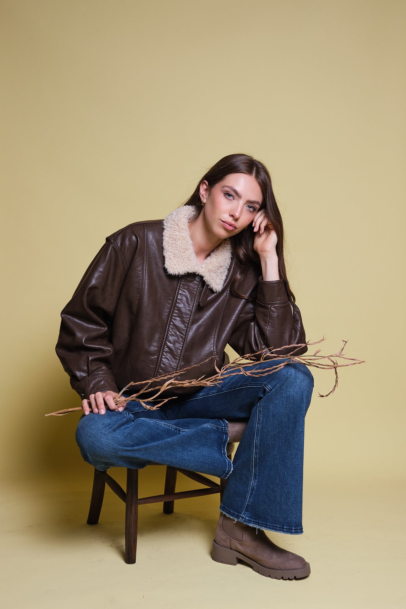 CHAQUETA SHEARLING