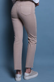 JEANS RANDA TEJIDA BEIGE
