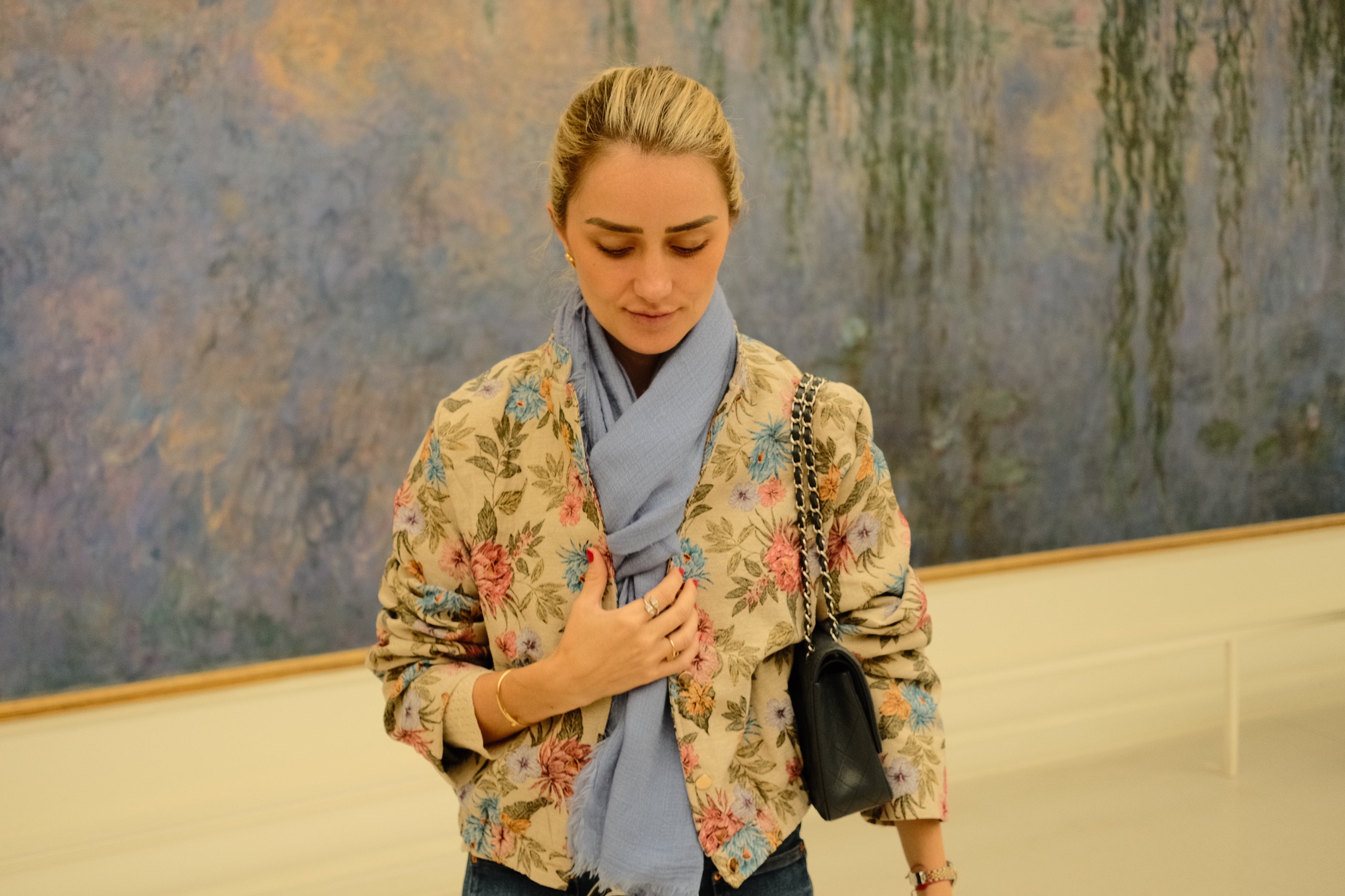 CHAQUETA TAPESTRY FLORAL BEIGE