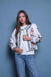 CHAQUETA BLANCA FLORES STATEMENT