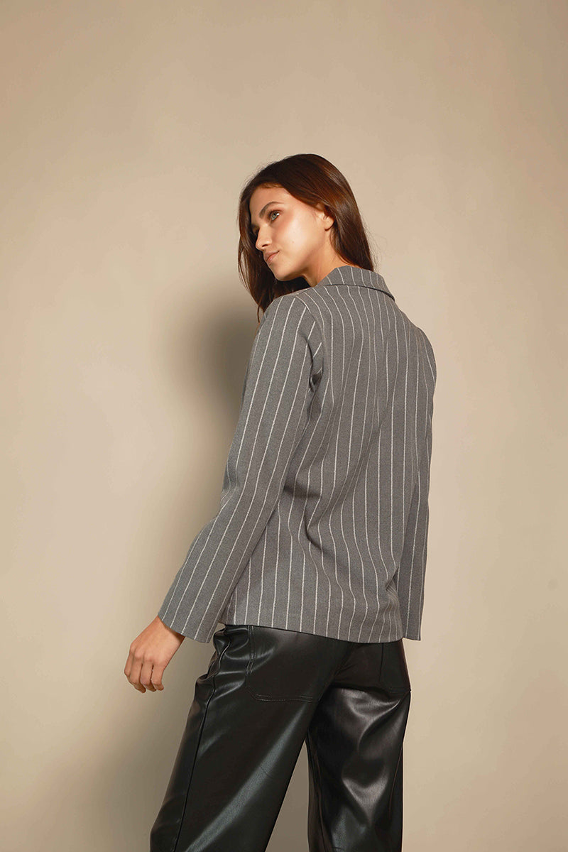 BLAZER RAYAS CON LUREX