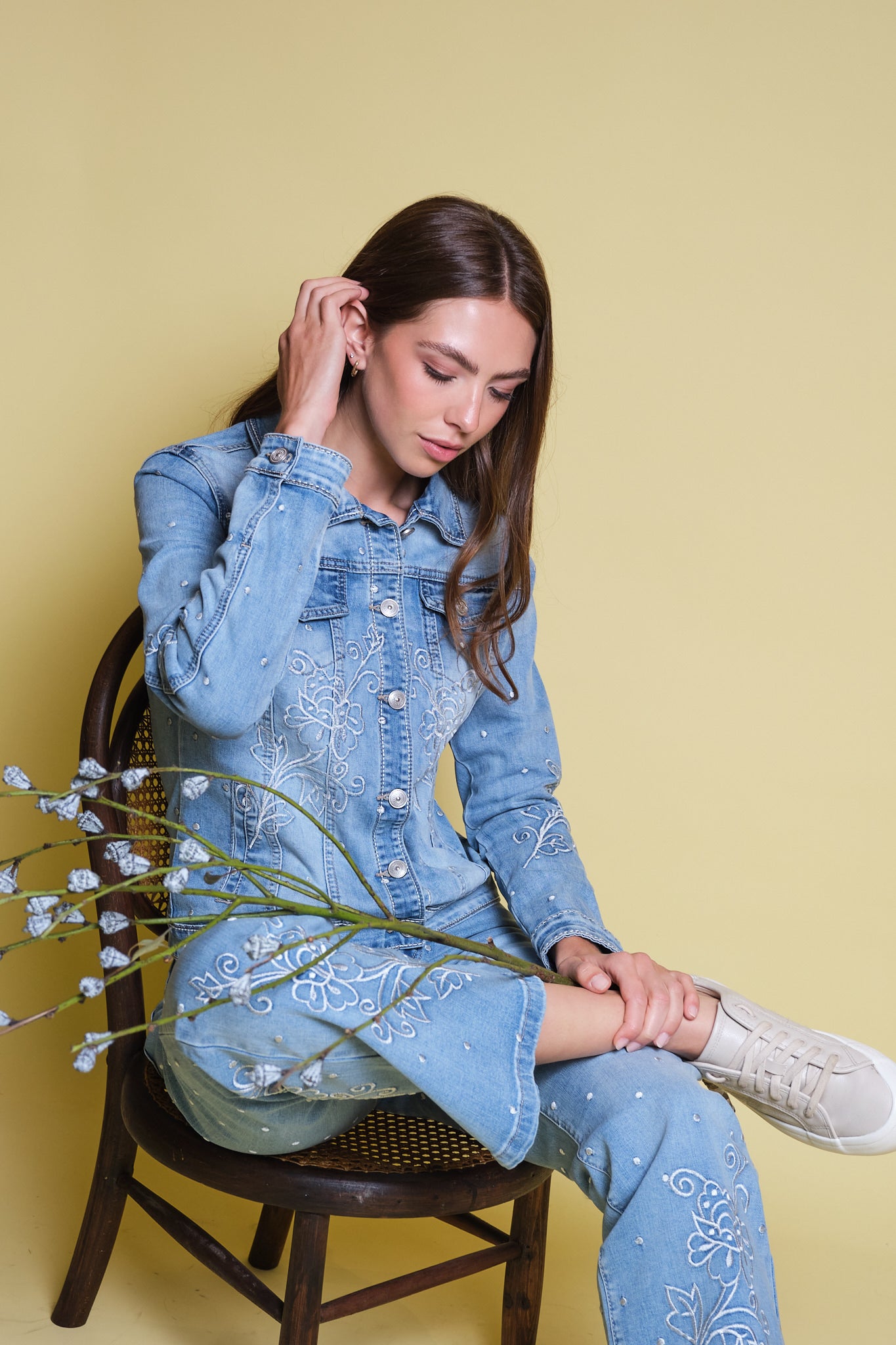 JEANS DOTS FLORAL