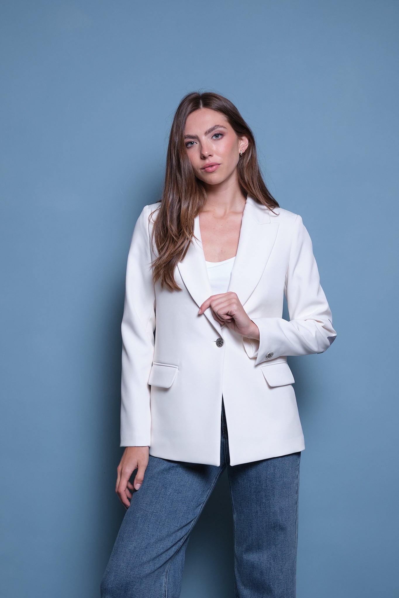BLAZER OFF WHITE CODERA ESTRELLA