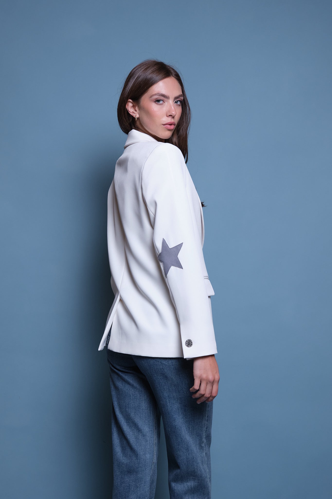 BLAZER OFF WHITE CODERA ESTRELLA