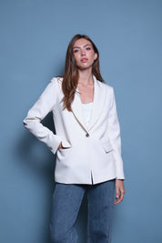 BLAZER OFF WHITE CODERA ESTRELLA