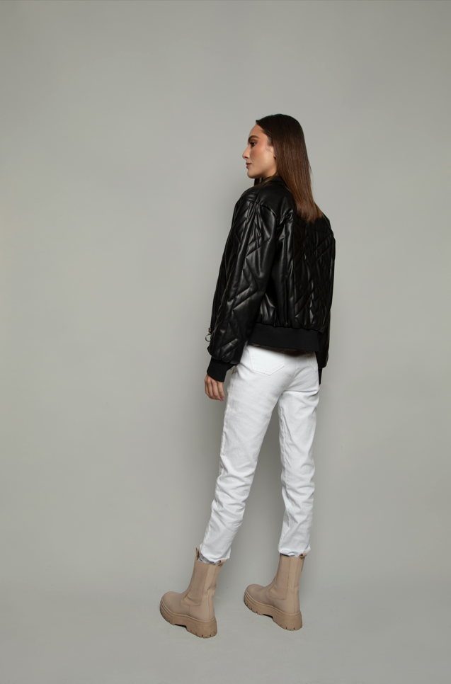 BOMBER ZIPPER Y RIB