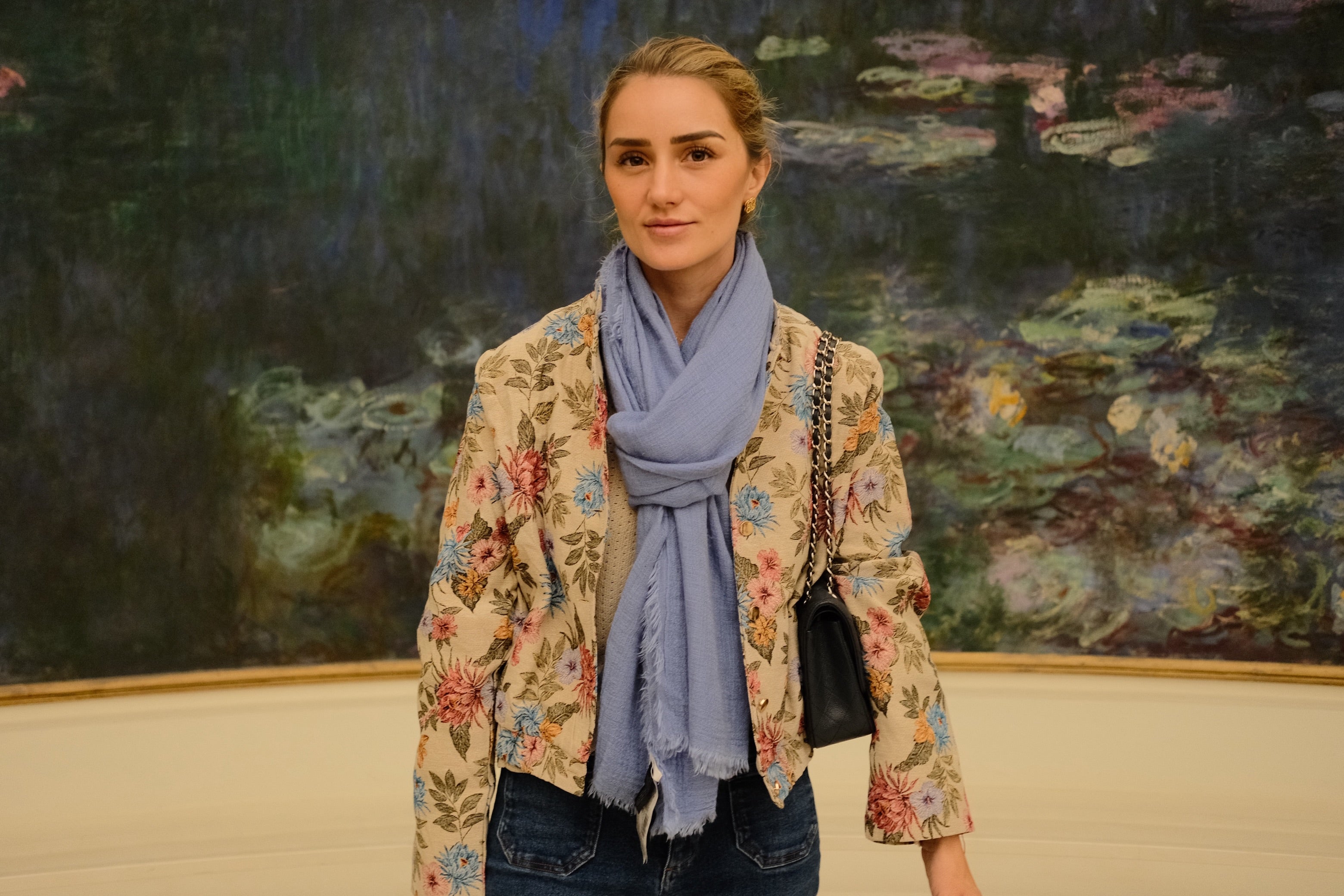 CHAQUETA TAPESTRY FLORAL BEIGE