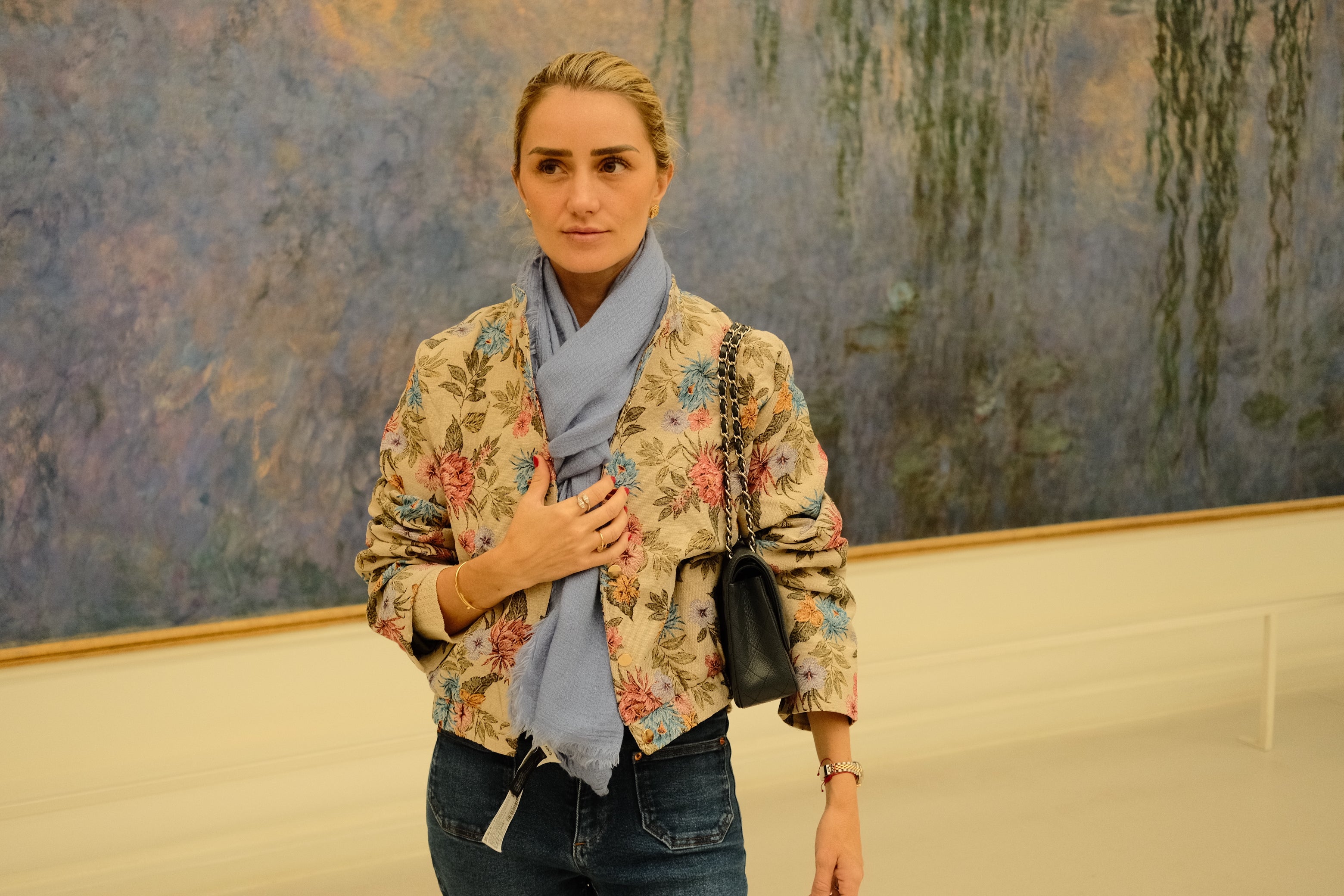 CHAQUETA TAPESTRY FLORAL BEIGE