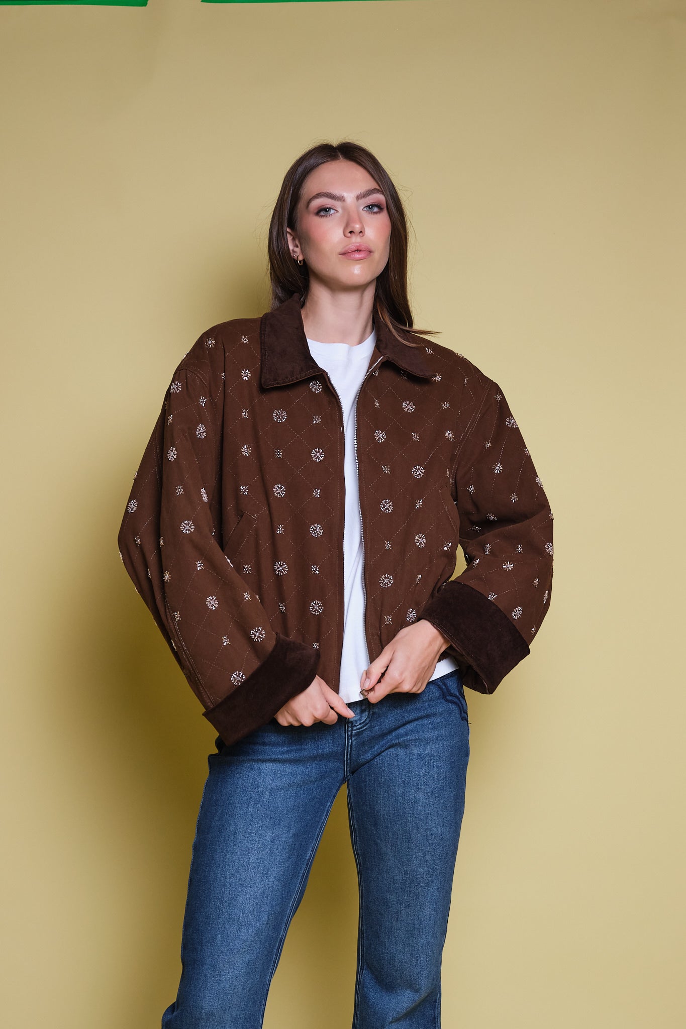 CHAQUETA BARN GAMUZA CAFE PEDRERIA