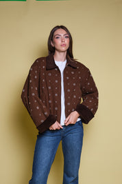 CHAQUETA BARN GAMUZA CAFE PEDRERIA