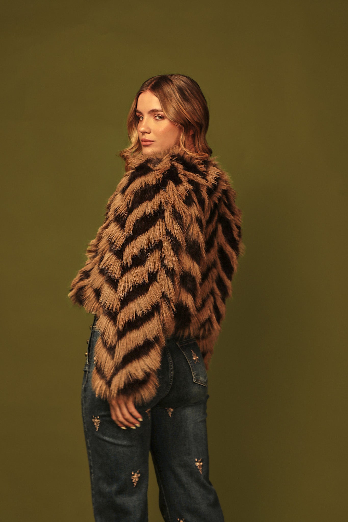 CHAQUETA FAUX FUR SÁVANA