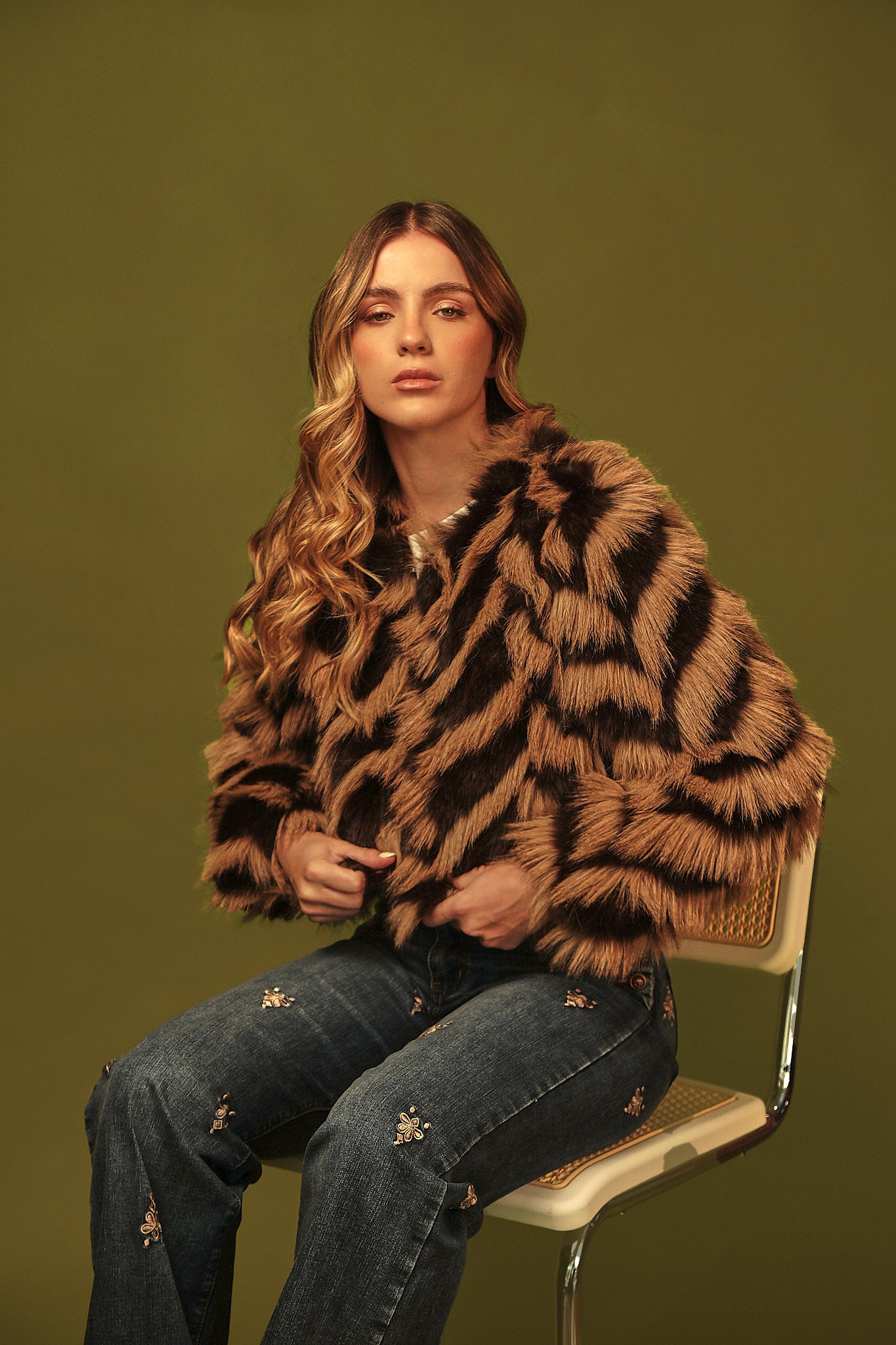 CHAQUETA FAUX FUR SÁVANA
