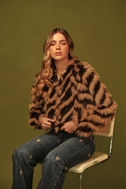 CHAQUETA FAUX FUR SÁVANA