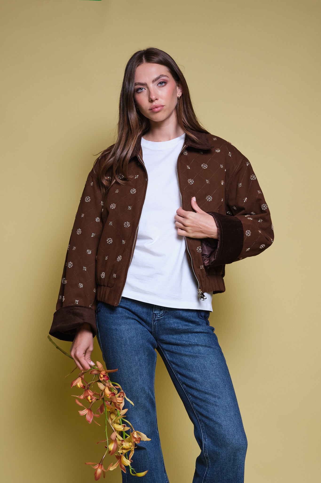 CHAQUETA BARN GAMUZA CAFE PEDRERIA