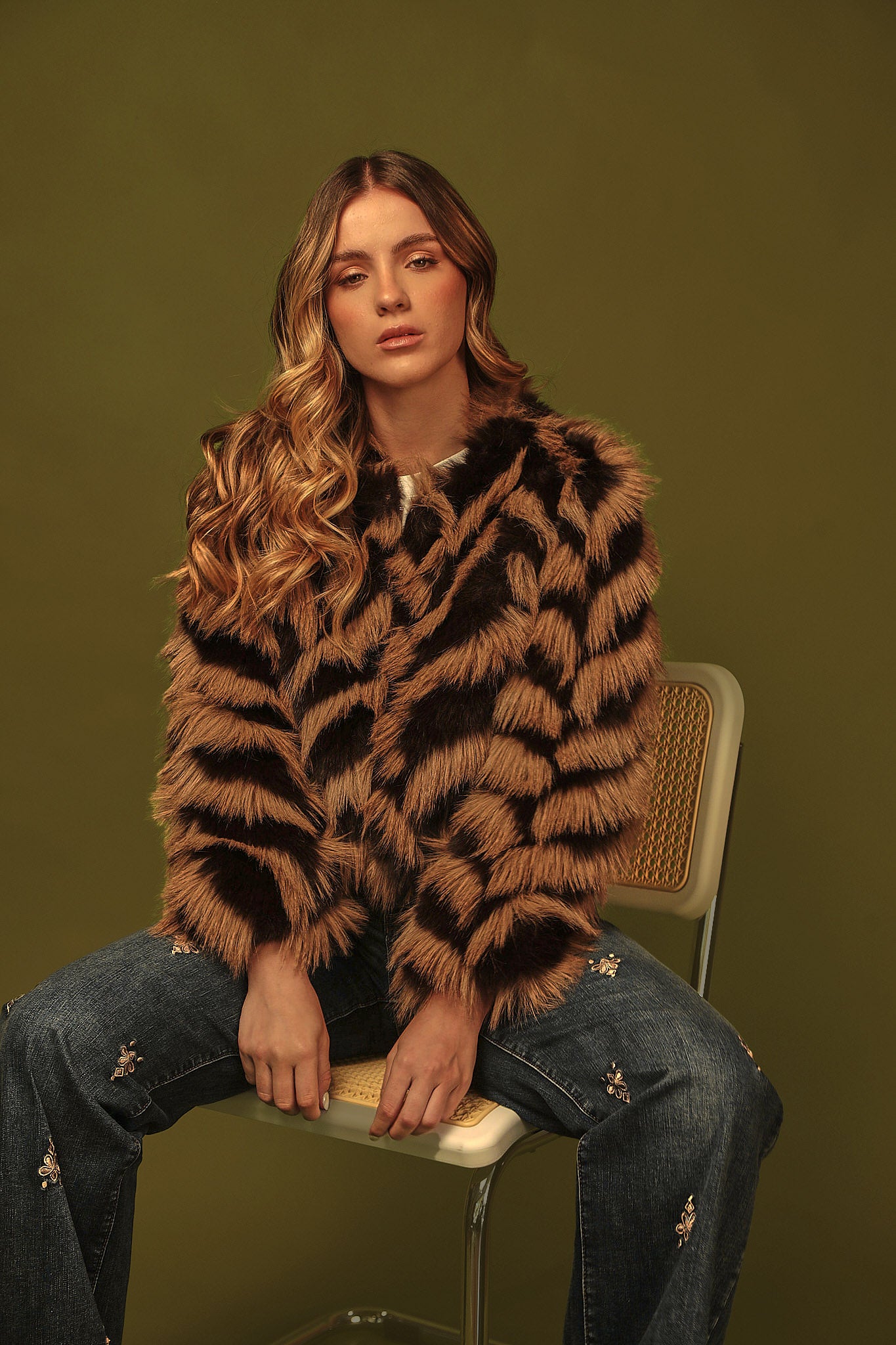 CHAQUETA FAUX FUR SÁVANA