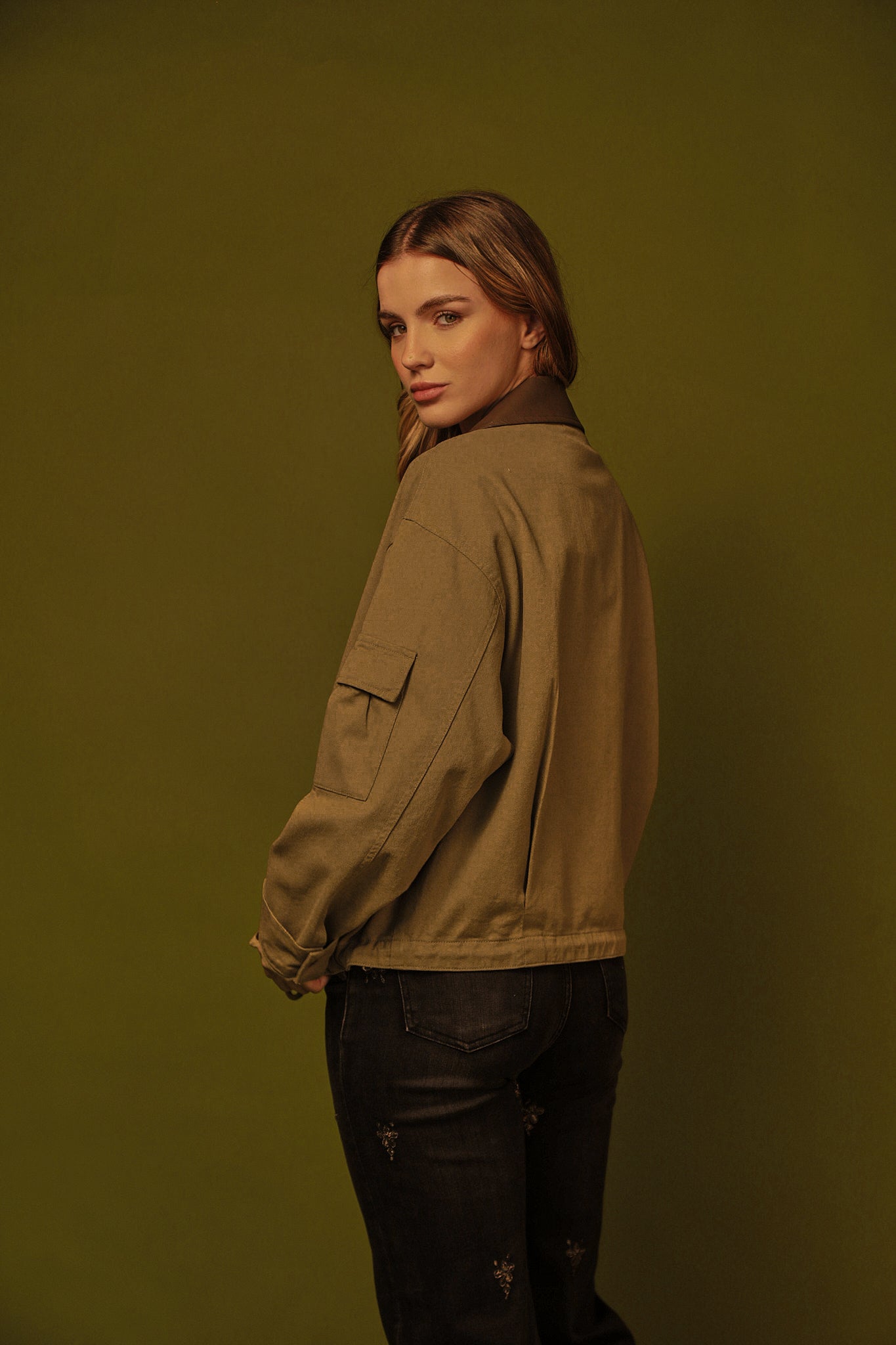 CHAQUETA BARN VERDE