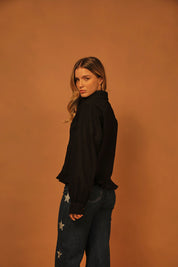 CHAQUETA NEGRA PEPLUM