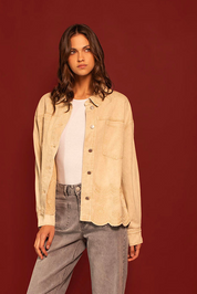 CHAQUETA BORDADO BOHO EN RUEDO