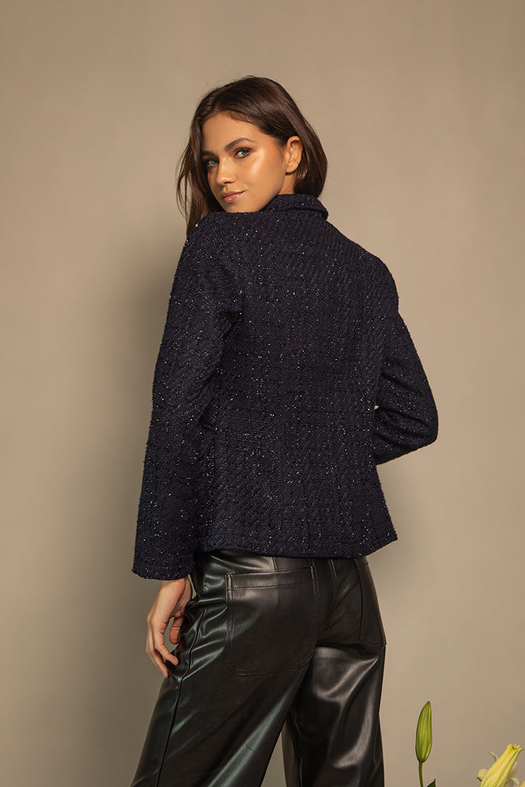 CHAQUETA TWEED LUREX